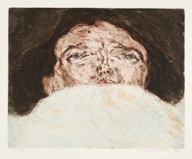 Marwan Kassab-Bachi, Im Bett, 1974