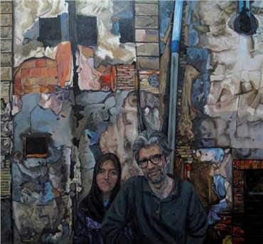 Painting, Javad Modaresi, Loqmanodowleh Adham, 2010, 739