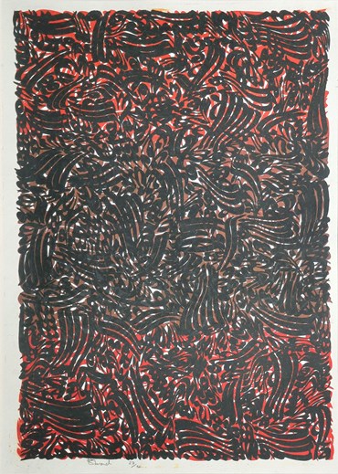 Printmaking, Charles Hossein Zenderoudi, Untitled, , 80104