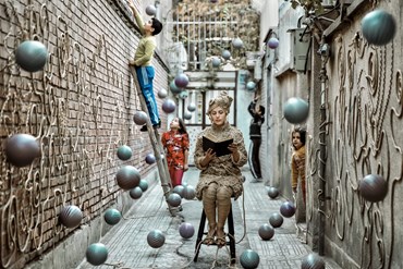 Maryam Firuzi, Reading for Tehran Streets, 2017, 0