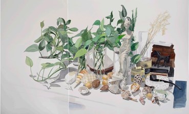 Kasra Golrang, Shells, Pipe and Venus de Milo, 2023, 0