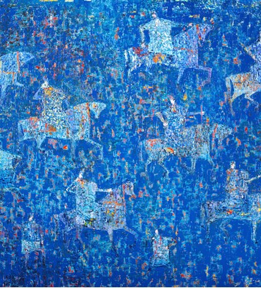 Reza Derakshani, Blue Morning Hunt, 2024, 0
