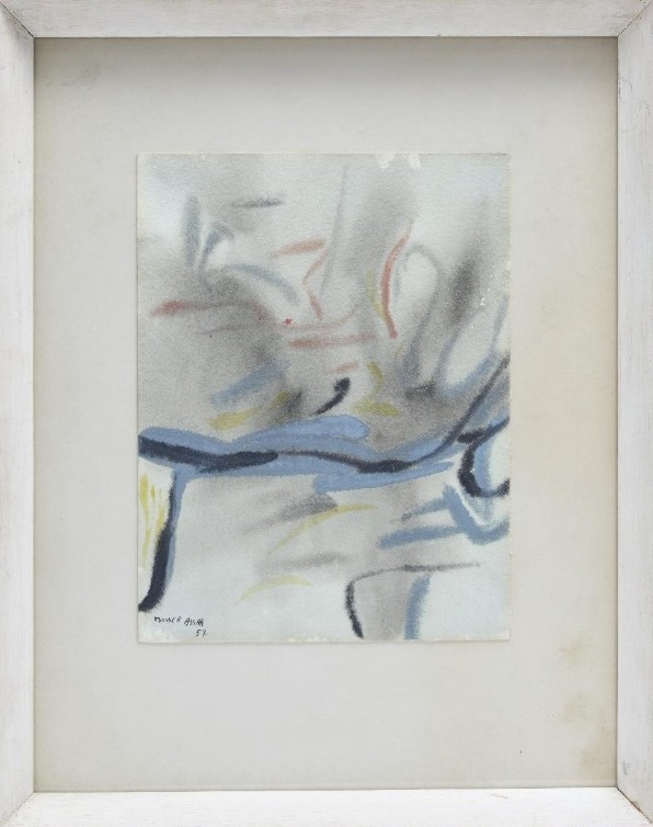 Nasser Assar, Abstract Composition, 1957