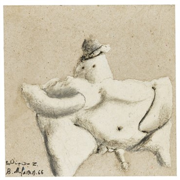 Works on paper, Bahman Mohassess, Untitled, 1966, 8840