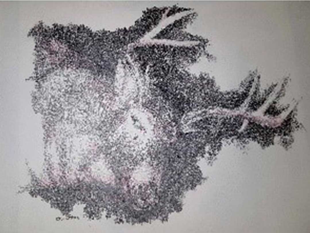 Zahra Ghyasi, Deer, 2019
