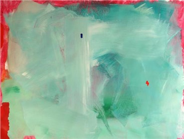 Sam Samiee, Untitled (Green abstract), 2019, 0