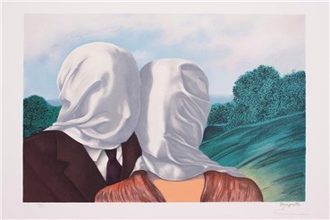 Rene Magritte, The Lovers, 0, 0