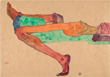 , Egon Schiele, Reclining Male Nude, 1910, 29781
