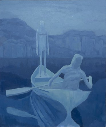 Painting, Iman Ebrahimpour, The Woman, Based on: "The Woman" by Ernst Stöhr, 2024, 77189