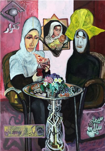 Painting, Sadra Baniasadi, Repetition (Tekrar), 2019, 22629