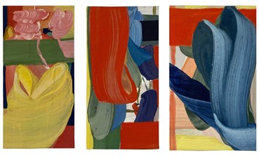 , Moje Assefjah, Flügel(Triptychon), 2025, 82573