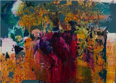 Painting, Amirhossein Zanjani, Magenta, 2020, 29438