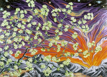 , Greogory Horndeski, Flowering Tree with Desert a Dawn, 1998, 70315
