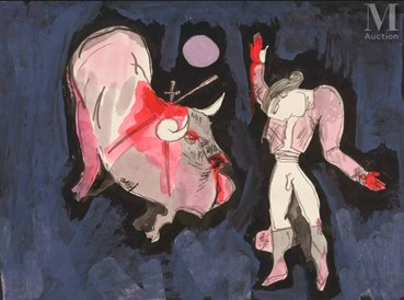 Painting, Nasser Ovissi, Matador, , 82009
