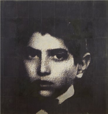 Mixed media, YZ Kami (Kamran Yousefzadeh), Self-Portrait as a Child, 1991, 17104