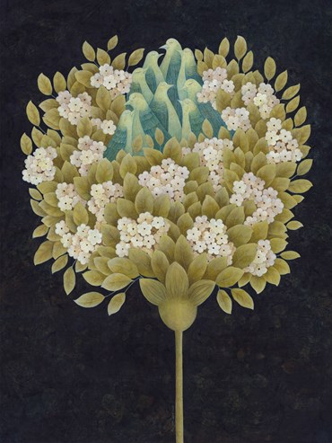 Painting, Maryam Lamei, Sun Flower Buds, 2024, 78099