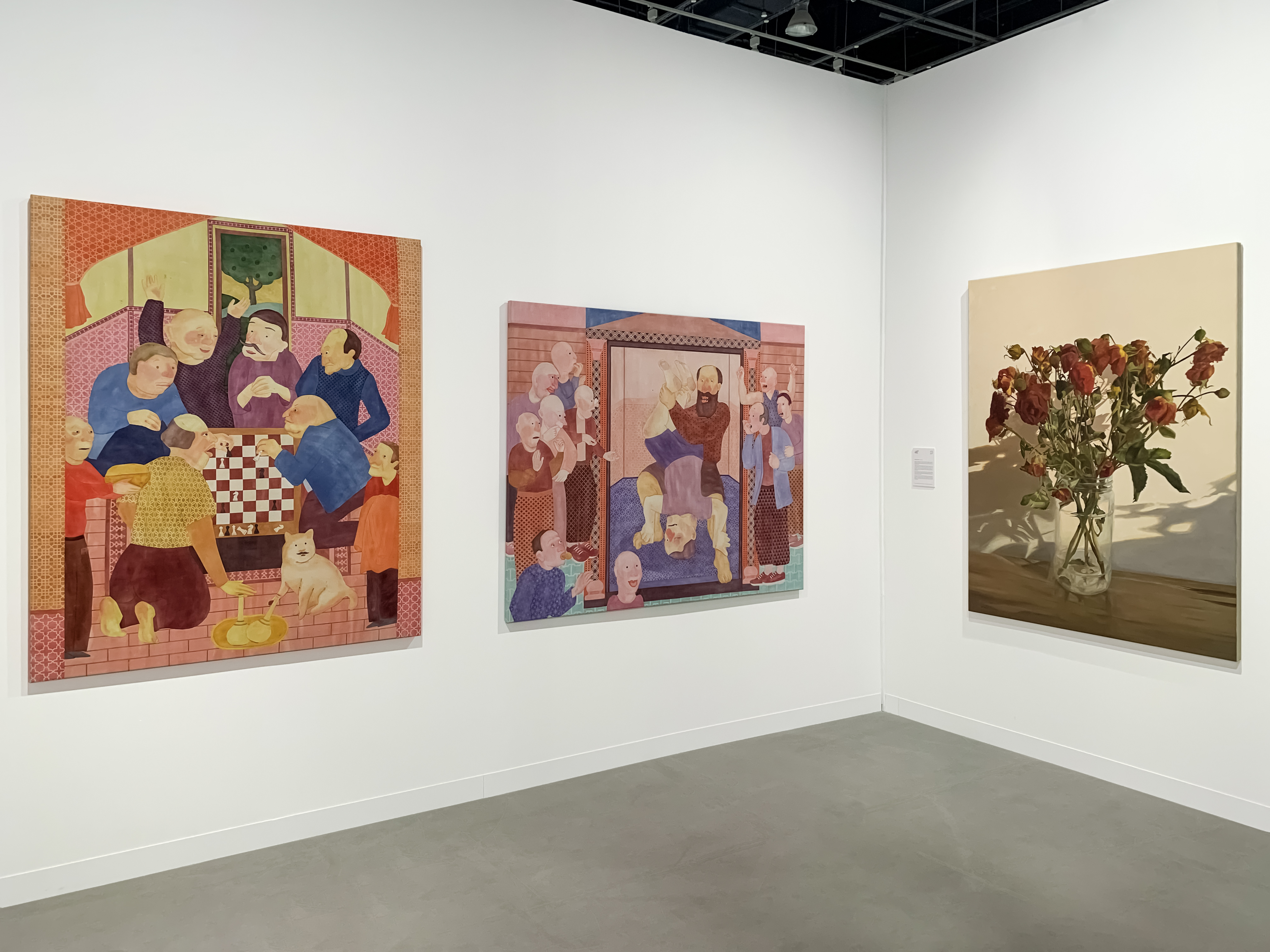 Installation view.