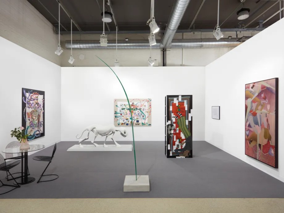 Installation view.