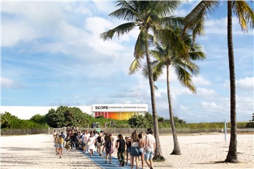 اِسکوپ میامی بیچ در طی هفته‌ی هنر میامی 2019 به ساحل بر می‌گردد