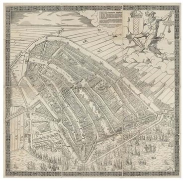 تفاف ماستریخت یک تور واقعیت مجازی از نقشه‌ی 470 ساله‌ی آمستردام برگزار می‌کند