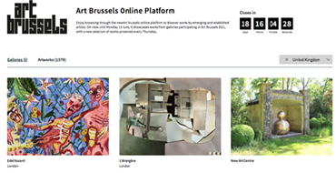 Art Brussels launches online platform designed to benefit the fair’s community of galleries and artists