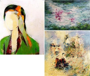 نوریه مظفری: درباره، آثار هنری و نمایشگاه ها