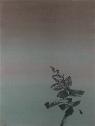 Works on paper, Nasser Assar, Composition, 1963, 4957