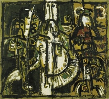 Painting, Massoud Arabshahi, Untitled, 1975, 4530