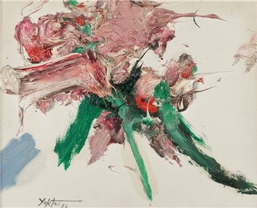 Painting, Manoucher Yektai, Blumen, 1962, 4443