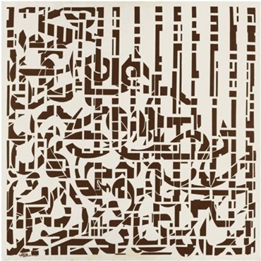 Calligraphy, Nasrollah Afjei, Untitled, 2008, 4780