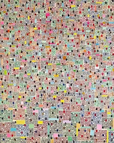 Charles Hossein Zenderoudi, Composition, 1976