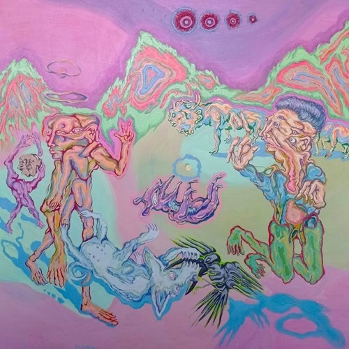 A Stroll Under The Orange Sky