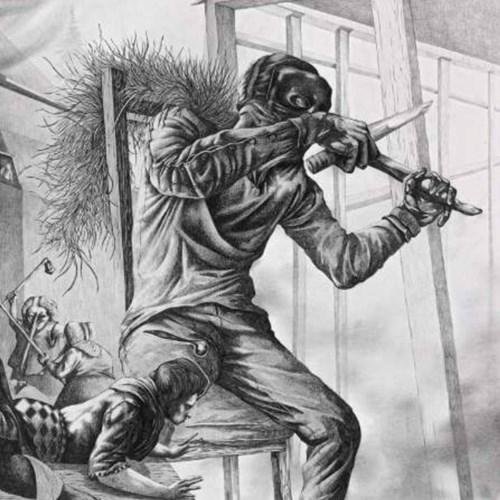 لانه‌ی مردی با چشمان تهی، پرده‌ی دوم: تصنیف مرد دماغ‌دراز