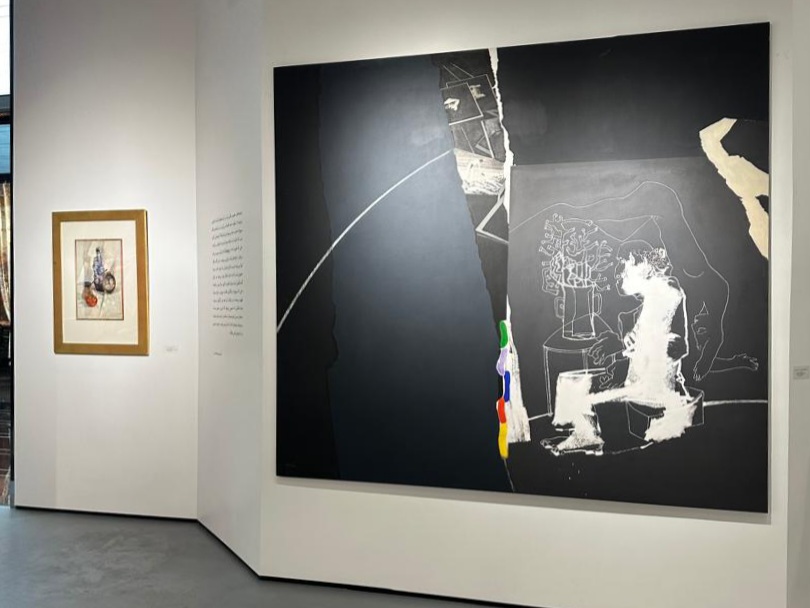Whispers of Presence, A Dialogue between Faces , installation view