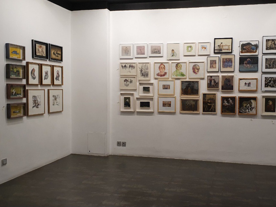 The Eight Small Paintings Exhibition, installation view