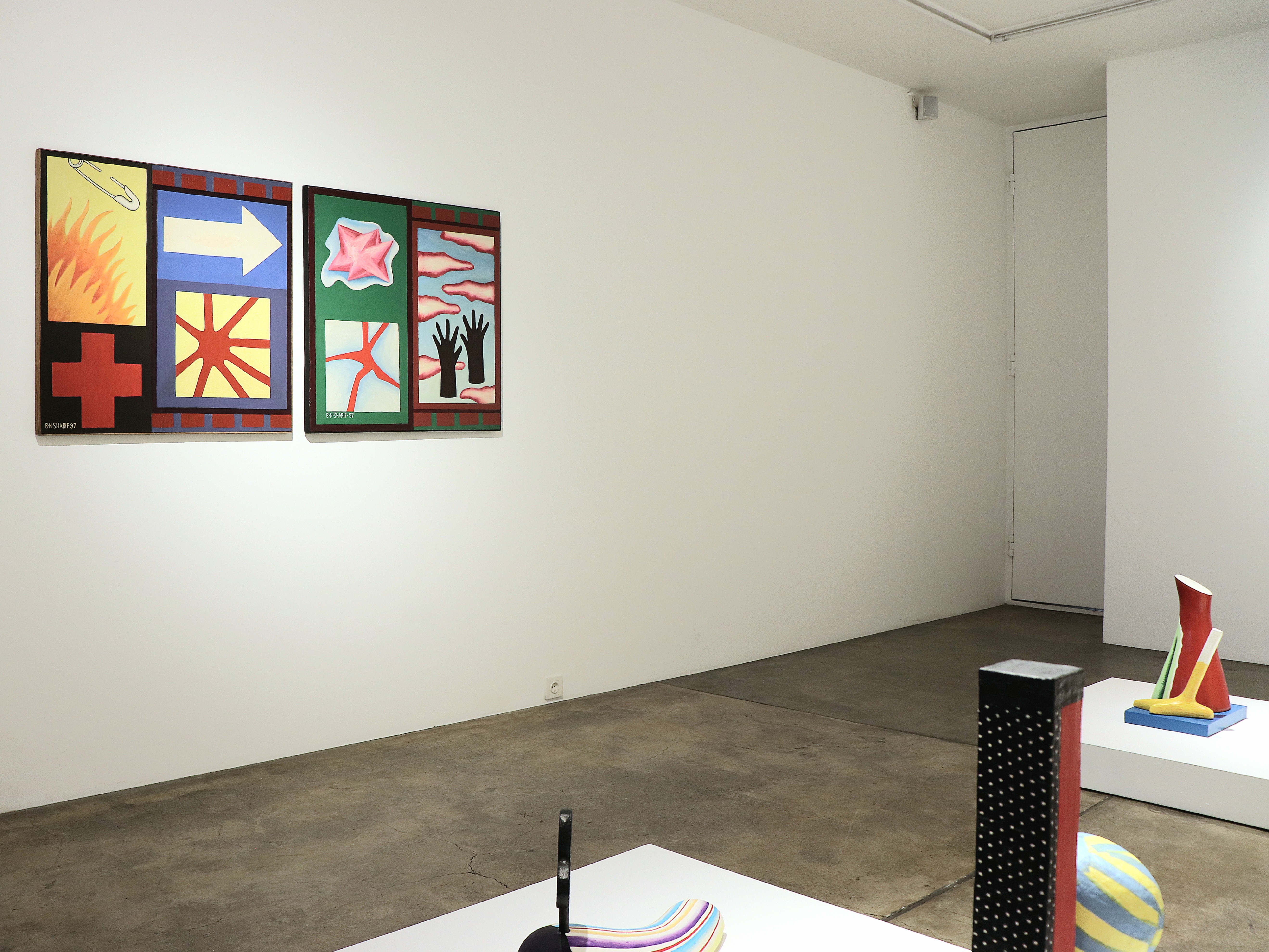 Installation view.