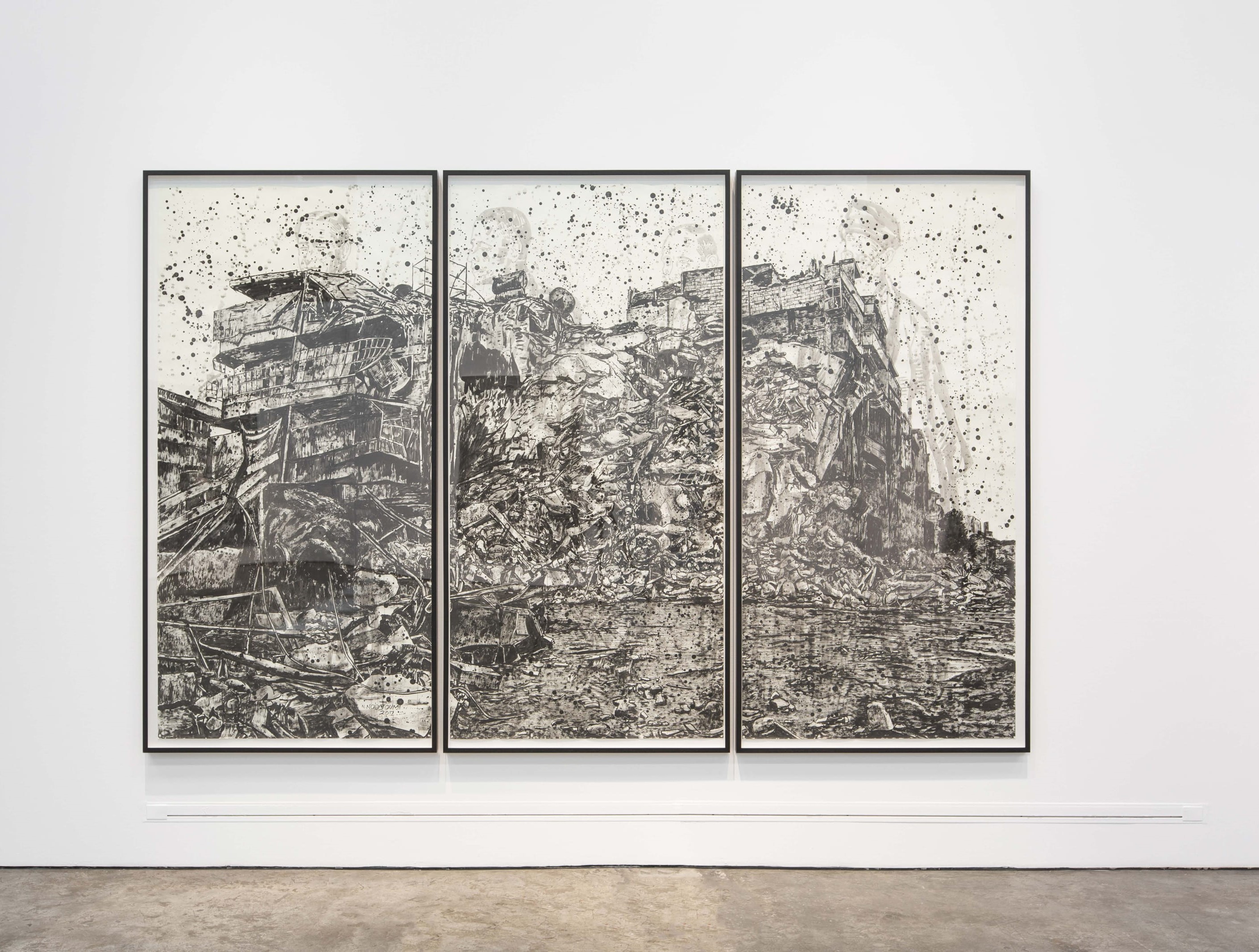Fractures, installation view