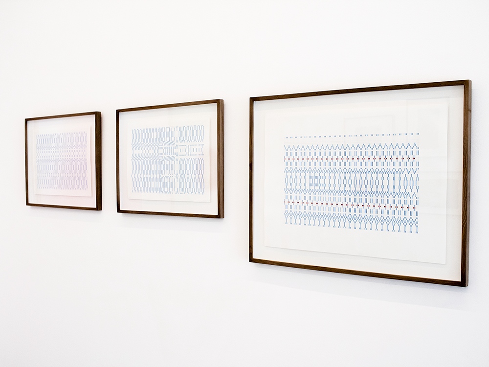 Wrote the Garden, Uttered the Bird Time and Again, installation view