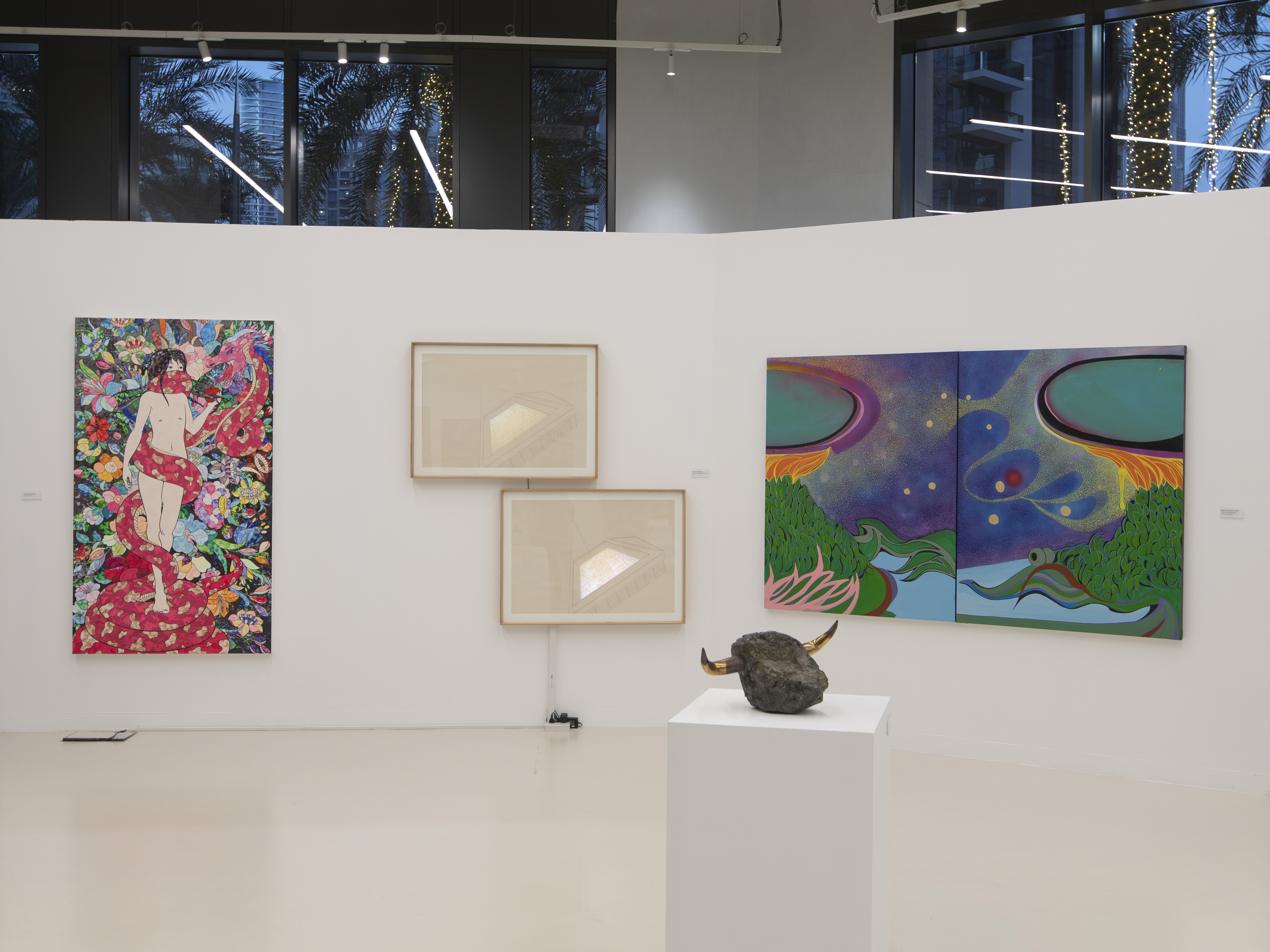 Connective Strings of Resilience, installation view
