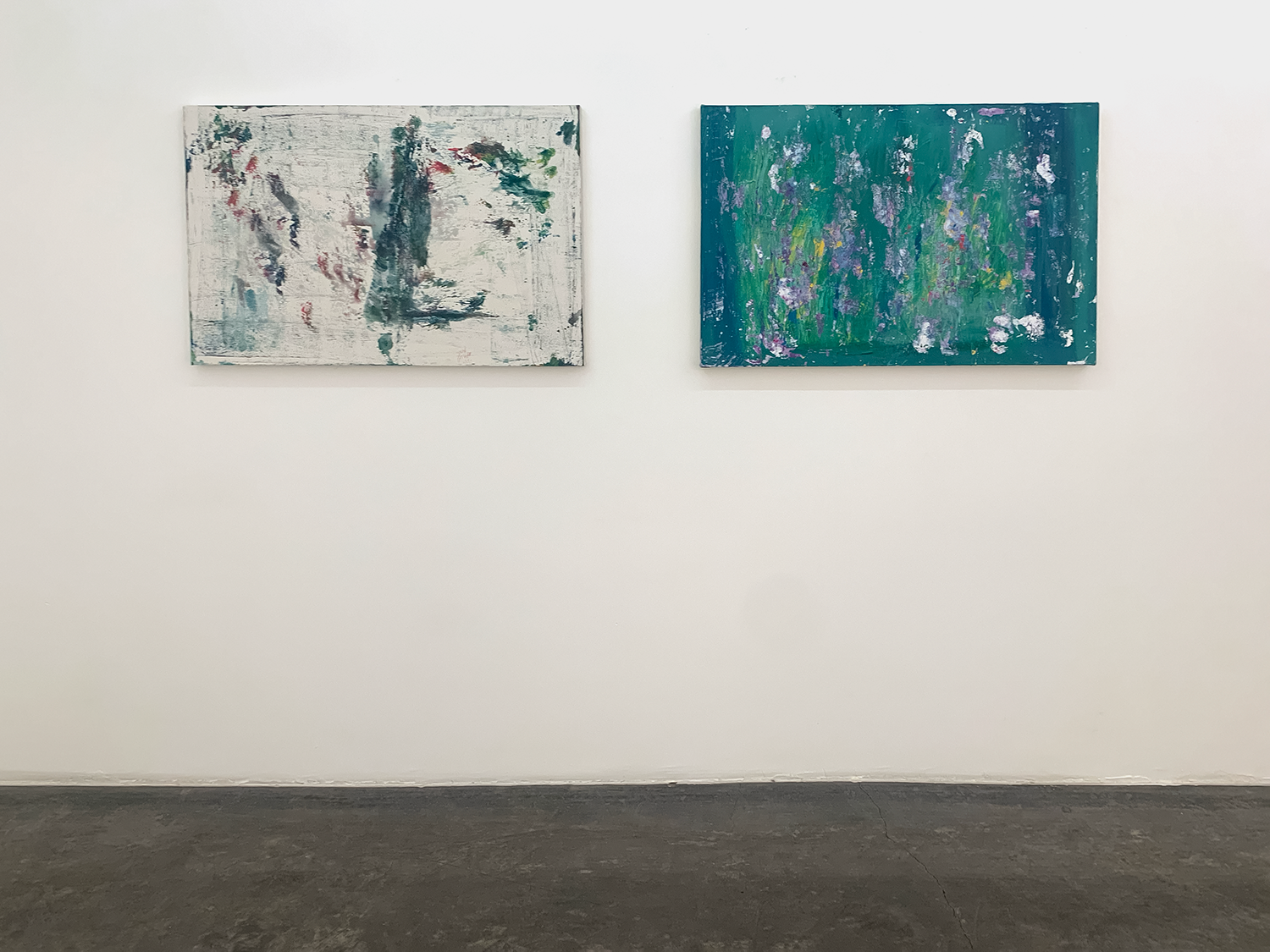 There Was a Stain of Life on the Wall, installation view