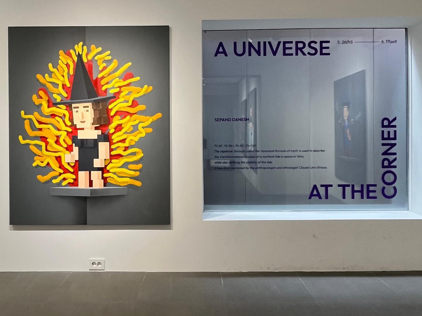 A Universe at the Corner, installation view