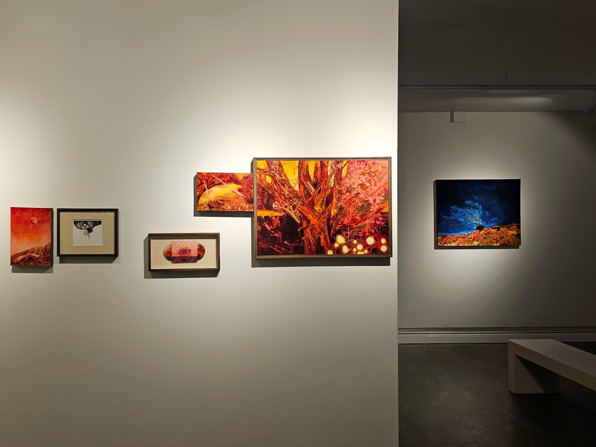 Scarlet Rot, installation view