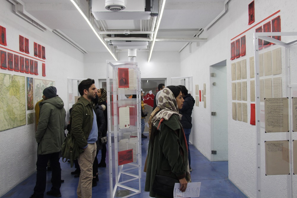 Red Paper, installation view