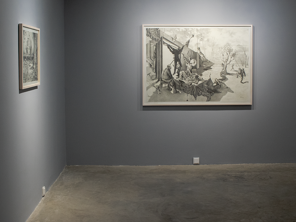 The den of the man with hollow eyes, installation view