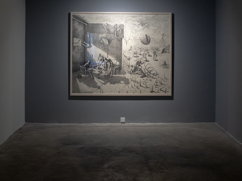 The den of the man with hollow eyes, installation view