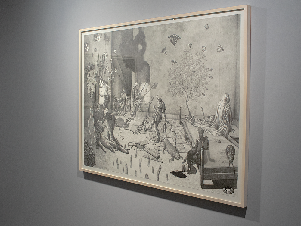 The den of the man with hollow eyes, installation view