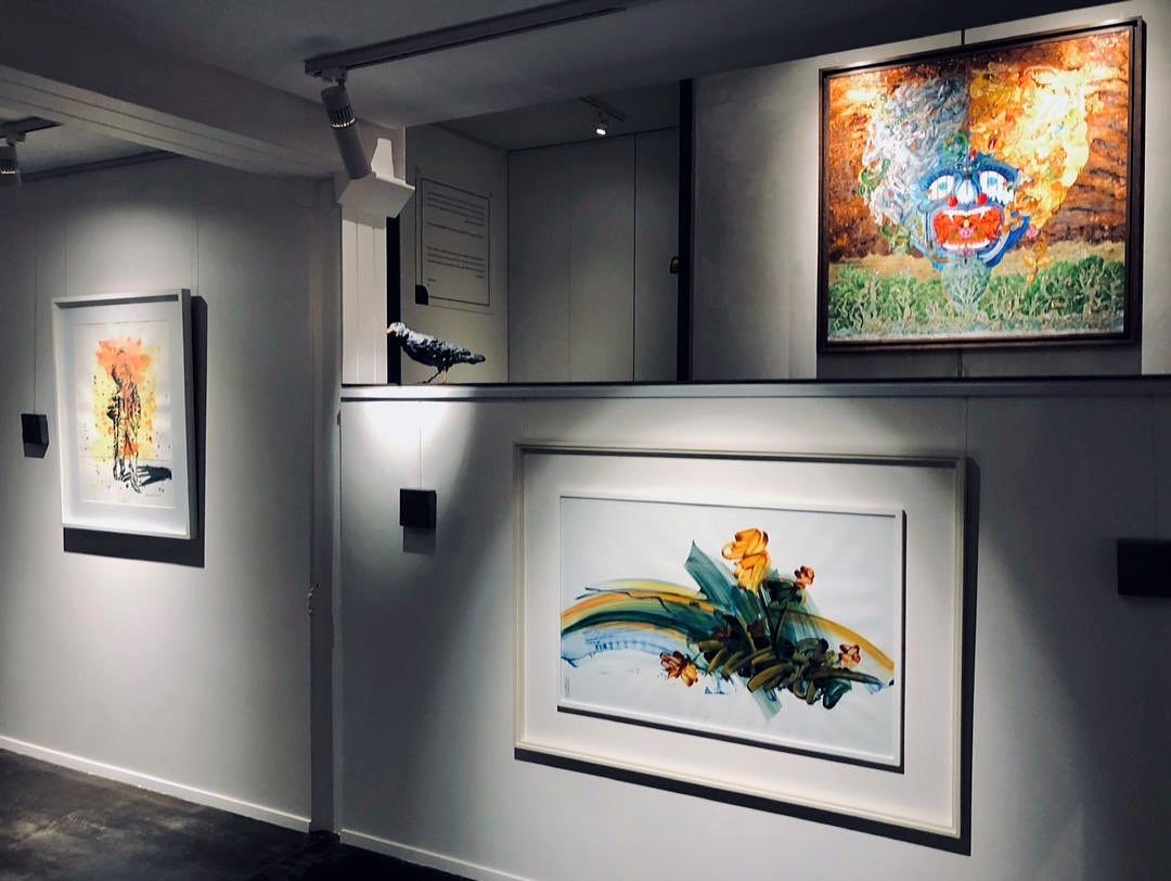 Now..., installation view