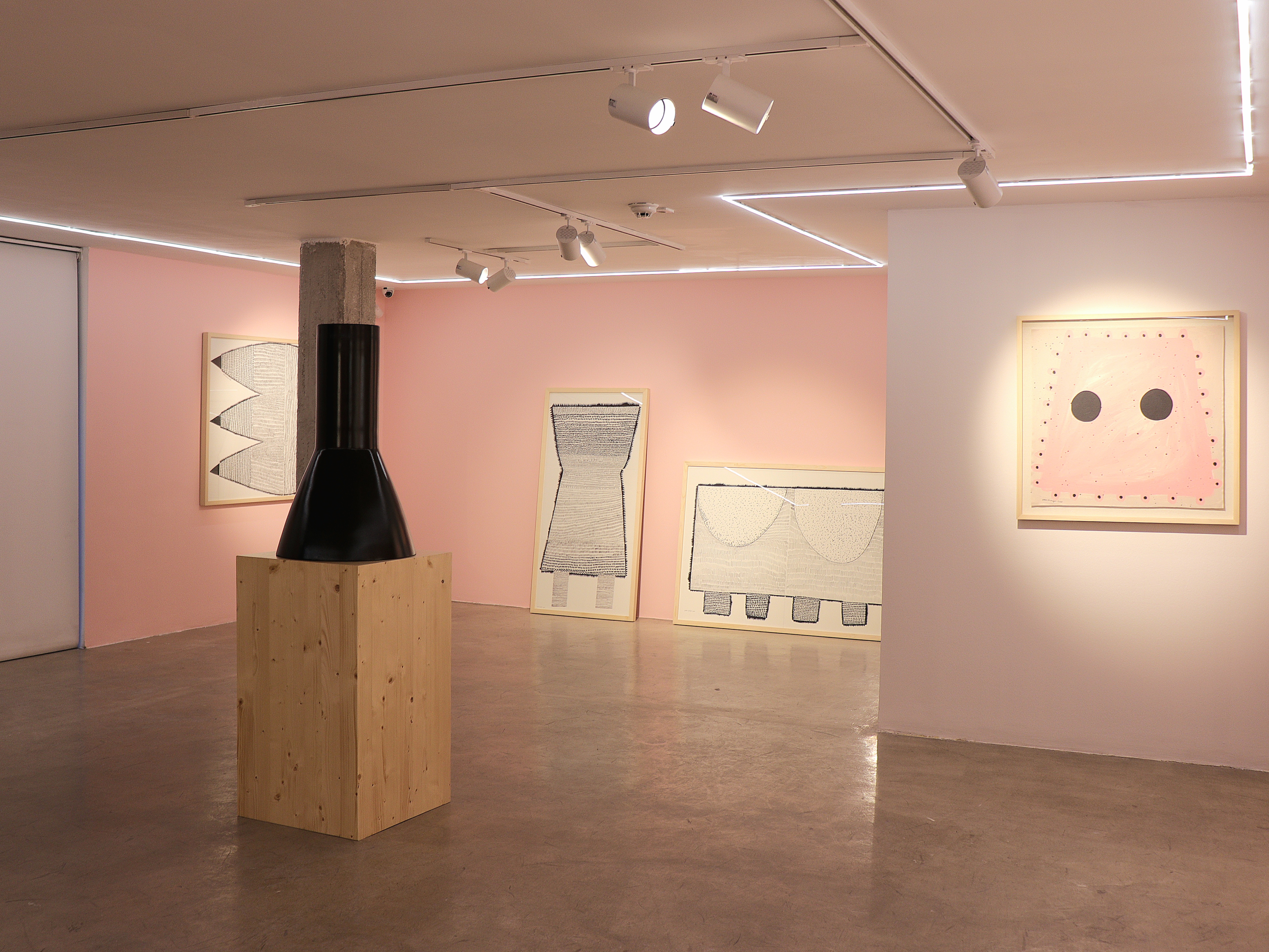 Pink Sunset, installation view