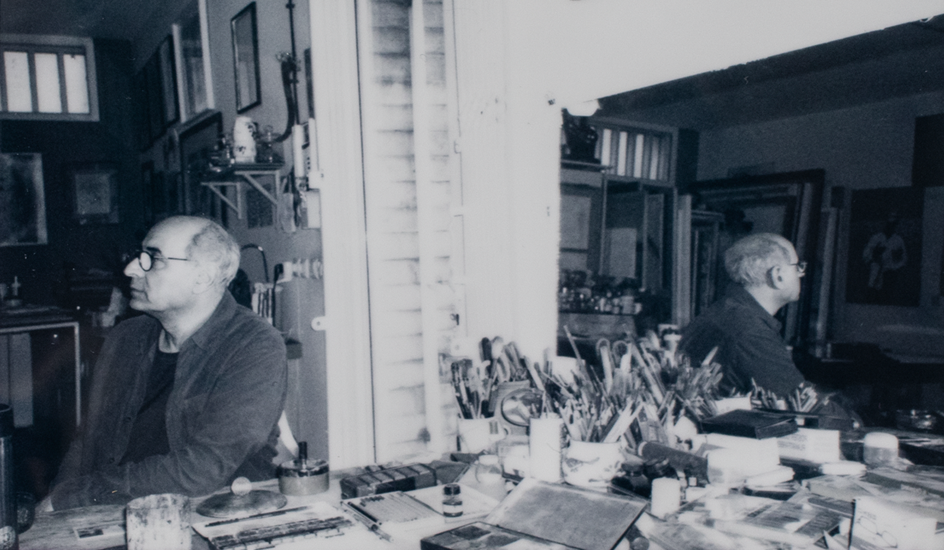 In Mohammad Hossein Maher's Studio