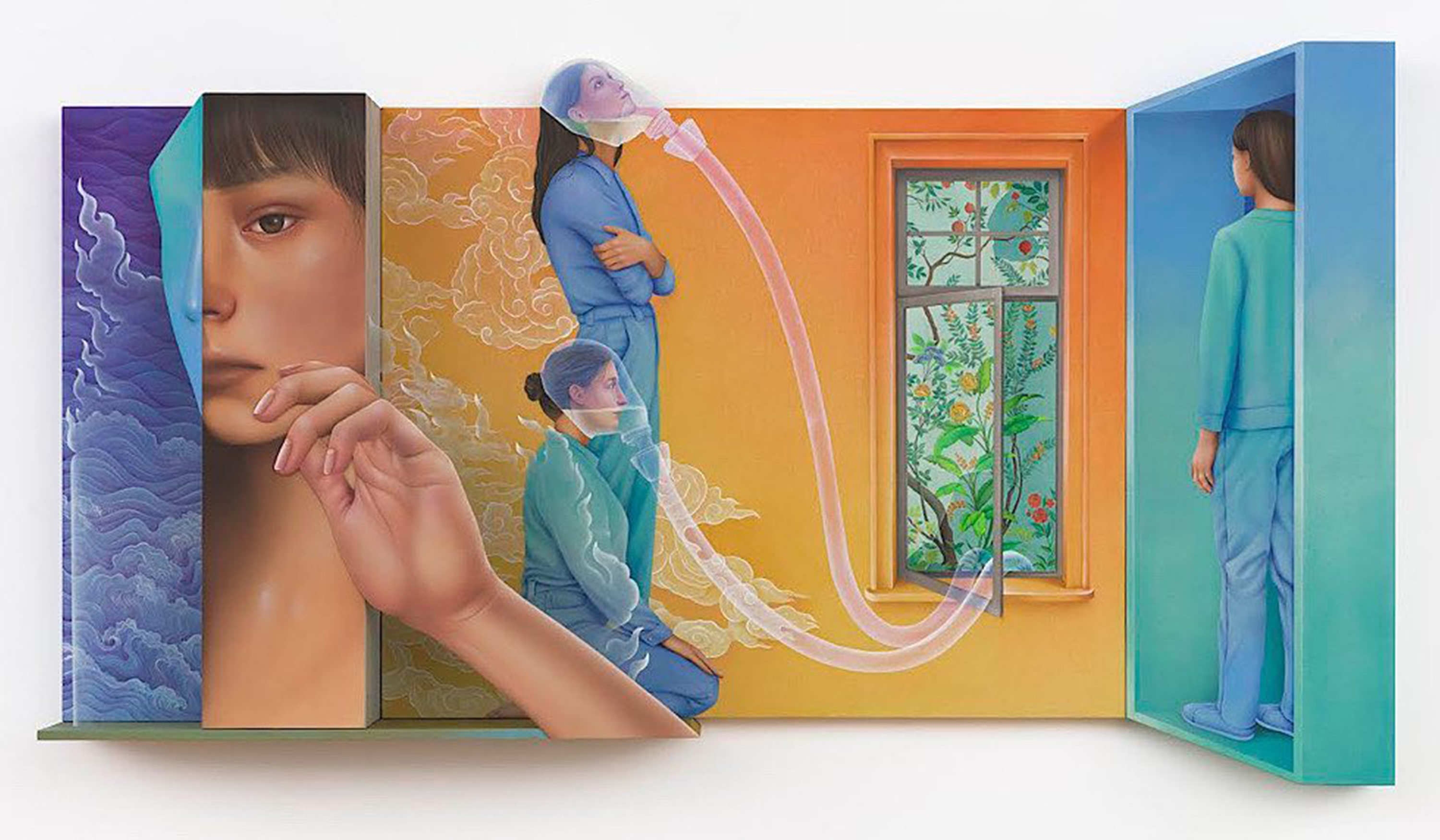 Arghavan Khosravi's Solo Show at "Rachel Uffner Gallery" in New York 